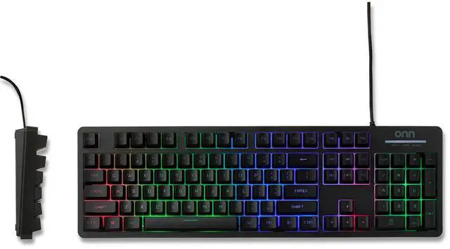 Alt view image 5 of 7 - DIXSG Wired LED Gaming Keyboard, Backlit, Gray