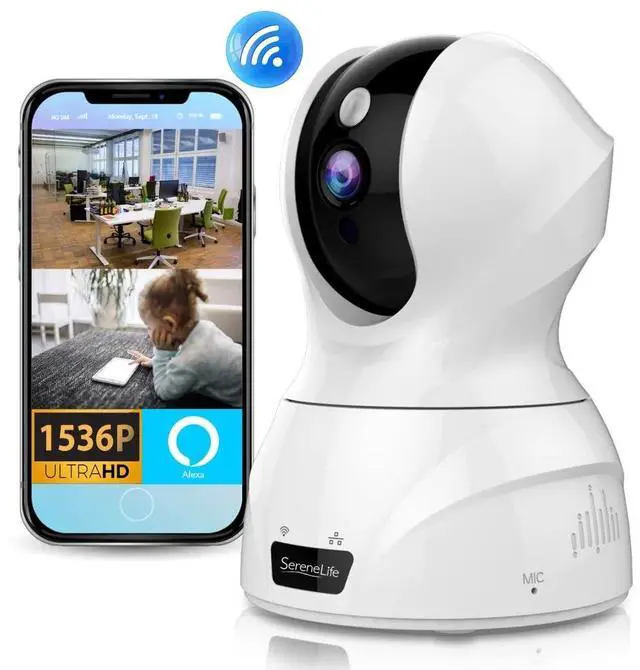 Main image of DIXSG 3MP WiFi IP Camera Smart Tracking PTZ Face Detection Compatible Wireless Home Security