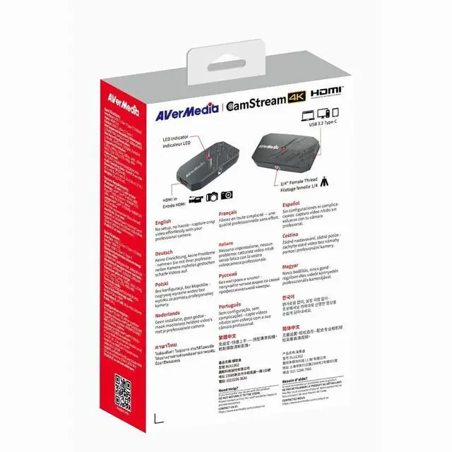 Alt view image 5 of 7 - DIXSG BU113G2 CamStream 4K Capture Card