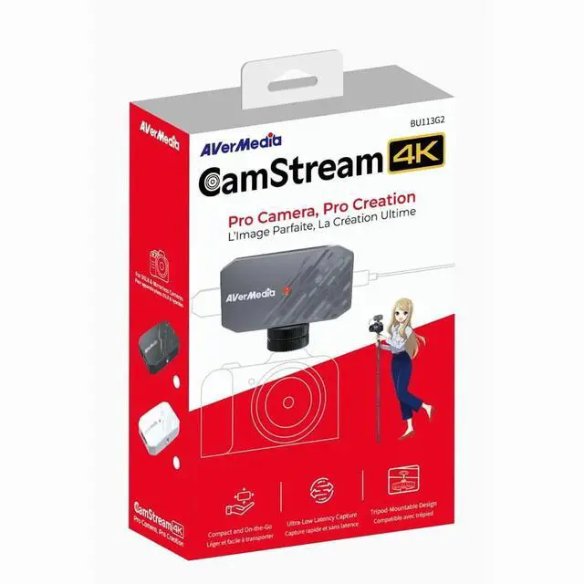 Alt view image 4 of 7 - DIXSG BU113G2 CamStream 4K Capture Card