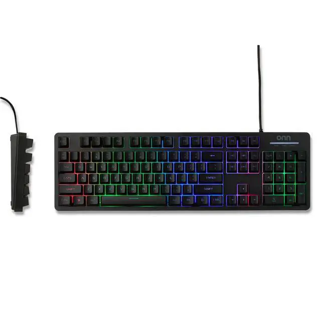 Alt view image 4 of 7 - DIXSG Wired LED Gaming Keyboard, Backlit, Gray
