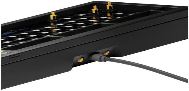 Alt view image 6 of 7 - DIXSG Gaming GMMK 3 75% Barebones Wired Mechanical Gaming Keyboard, Hot-Swappable Switches