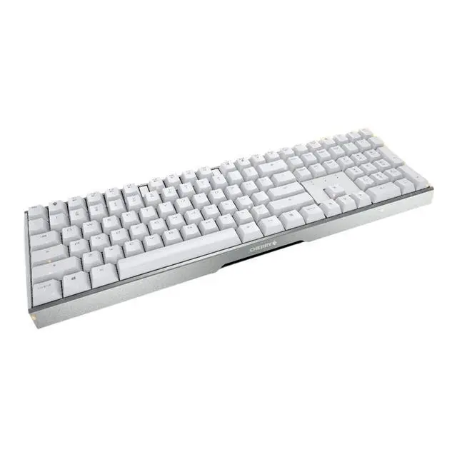 Alt view image 2 of 7 - DIXSG MX-Board 3.0S - Keyboard - backlit - USB - US - key switch: CHERRY MX Silent Red - white