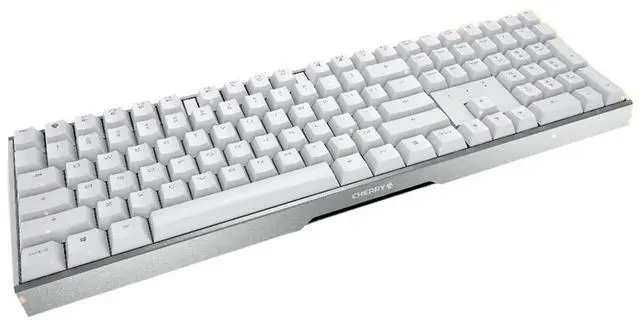 Alt view image 3 of 6 - DIXSG MX-Board 3.0S - Keyboard - backlit - USB - US - key switch: CHERRY MX Silent Red - white