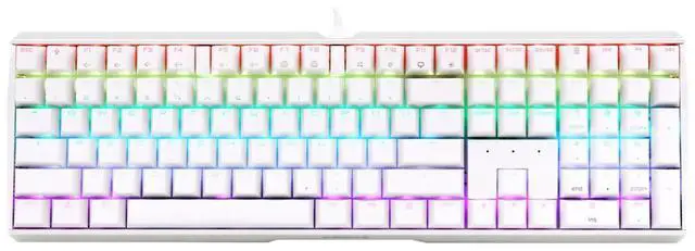 Main image of DIXSG MX-Board 3.0S - Keyboard - backlit - USB - US - key switch: CHERRY MX Silent Red - white