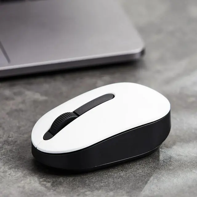 Alt view image 2 of 4 - DIXSG Wireless Travel Mouse with 3 Buttons and Scroll Wheel, Wireless USB Receiver, White