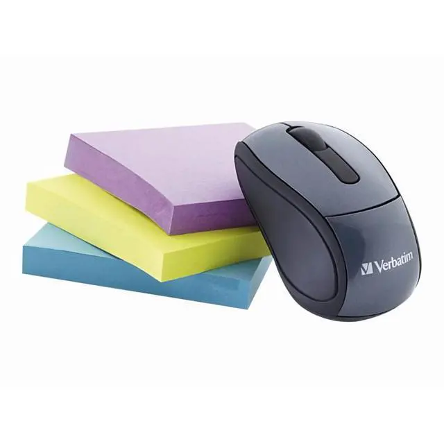 Alt view image 5 of 7 - DIXSG 97470 Graphite 3 Buttons 1 x Wheel USB RF Wireless Optical Mouse