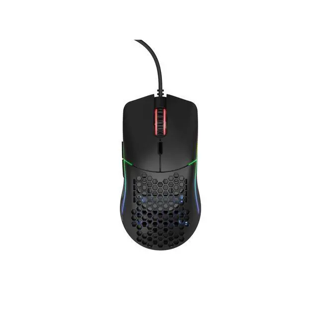 Alt view image 3 of 5 - DIXSG Gaming 67g Honeycomb Design Model O Wired Gaming Mouse, RGB, PixArt 3360 Sensor Omron Switches, Matte Black