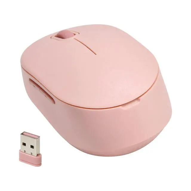 Alt view image 4 of 7 - DIXSG Wireless 5-Button Mouse with Adjustable DPI, Pink