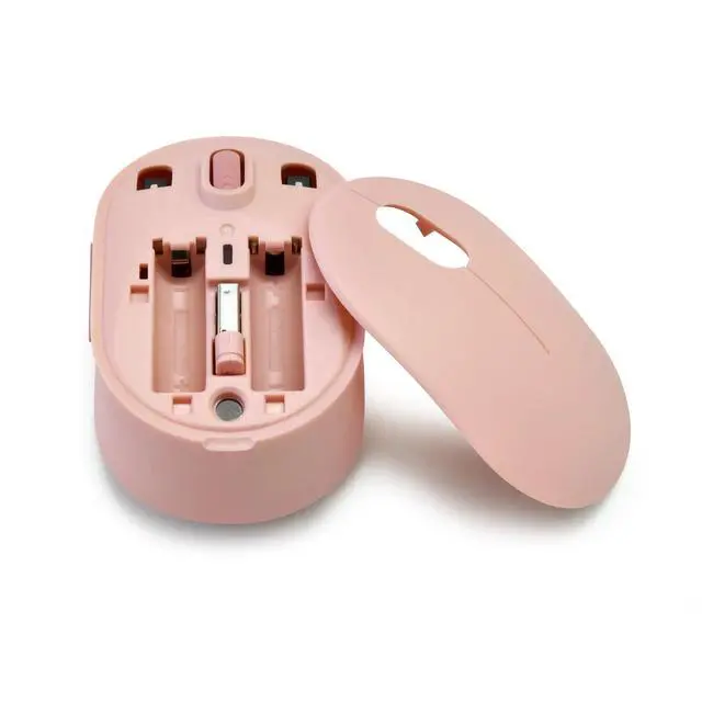 Alt view image 3 of 7 - DIXSG Wireless 5-Button Mouse with Adjustable DPI, Pink