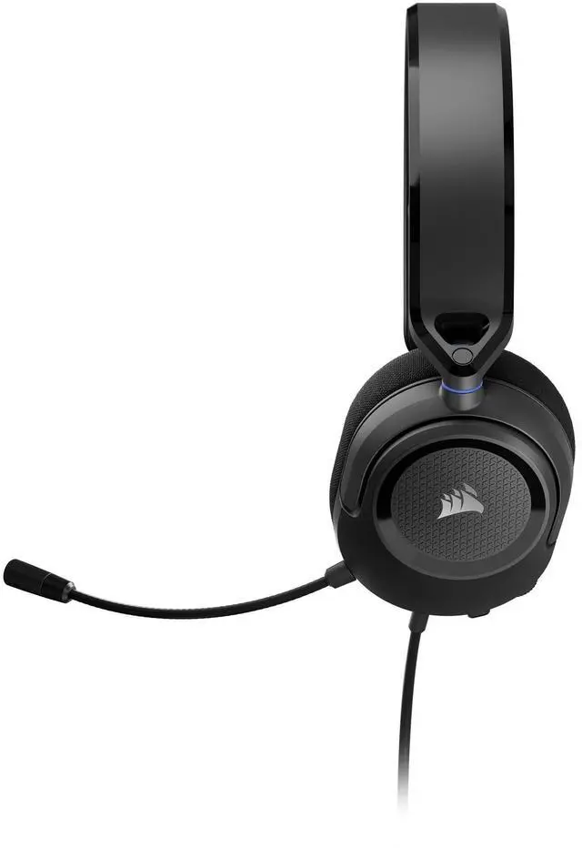 Alt view image 2 of 7 - DIXSG HS35 v2 Over-Ear Gaming Headset with Microphone, Blue