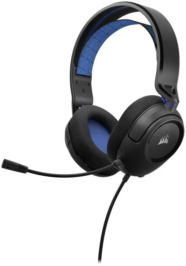 Main image of DIXSG HS35 v2 Over-Ear Gaming Headset with Microphone, Blue