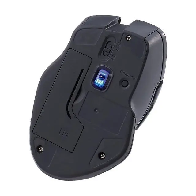 Alt view image 3 of 3 - DIXSG USB-C Wireless Blue LED Mouse, Red