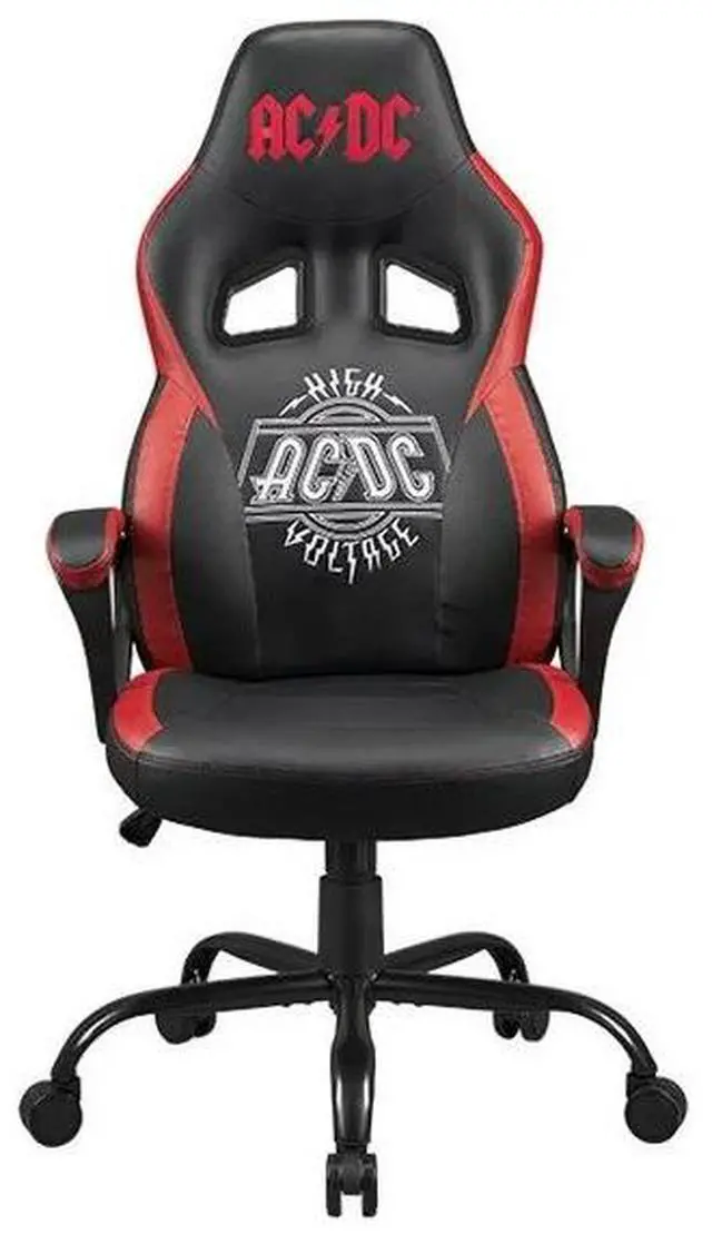 Main image of DIXSG Gaming Chair AC/DC, Ergonomic Office Chair for Gamer with Adjustable Armrests - Black & Red