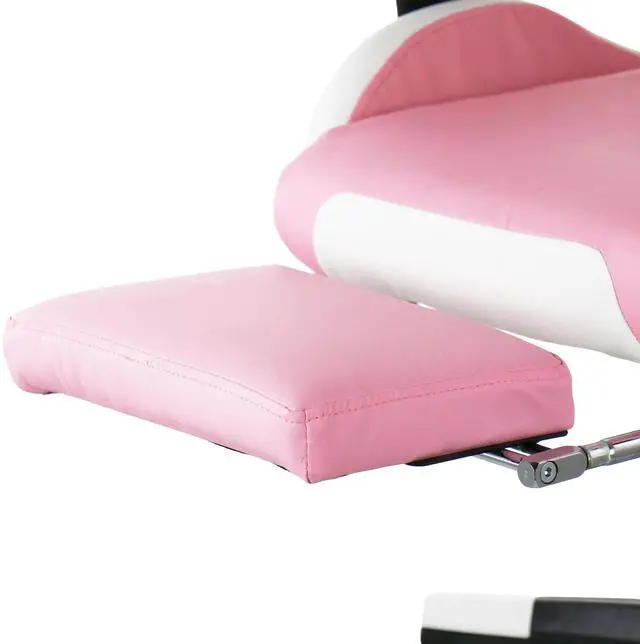 Alt view image 7 of 7 - DIXSG Gaming Chair in Pink and White