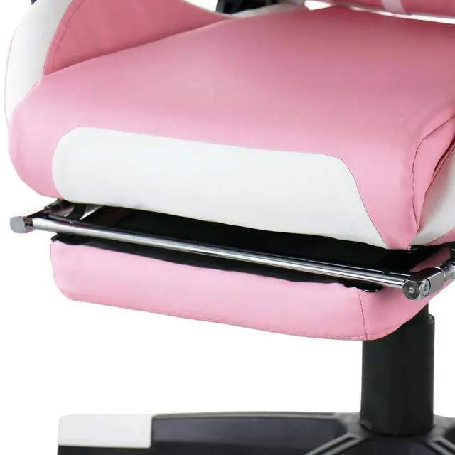 Alt view image 6 of 7 - DIXSG Gaming Chair in Pink and White