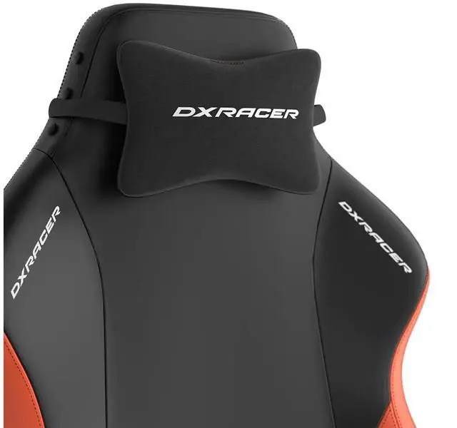 Alt view image 4 of 5 - DIXSG Drifting Series Gaming Chair - Ergonomic Office Chair with Lumbar Pillow & Adjustable Headrest - Reclining PC Computer Gaming Chair Recliner For Adults Teens, Regular L Orange