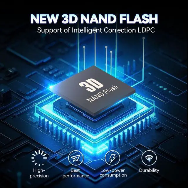 Alt view image 3 of 7 - Rahonix SSD 256GB 2.5'' SATA3 Solid State Disk up to 560MB/s for desktop notebook