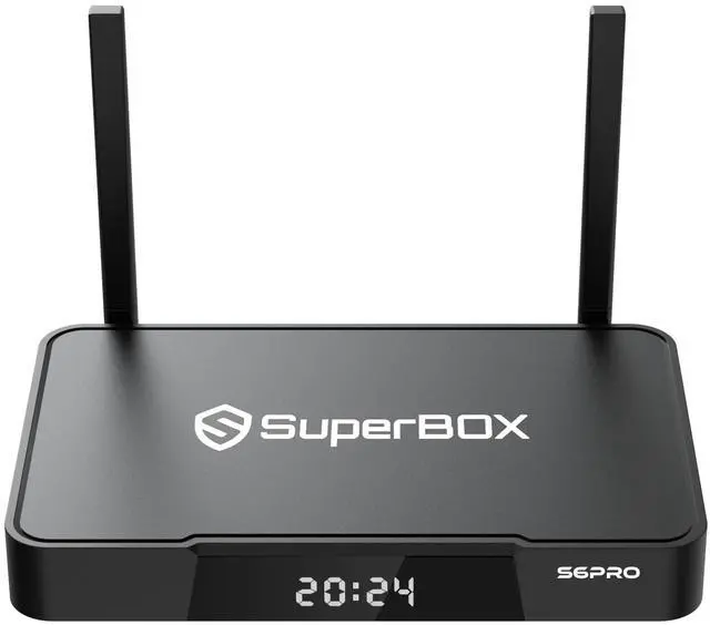 Alt view image 3 of 7 - SuperBox S6 Pro TV Box 6K Android 12, 4GB RAM 32GB Storage, WiFi 6 & Gigabit Ethernet, H.265 6K@60fps, Quad-Core, Bluetooth 5.2 - Ultimate Streaming Media Player