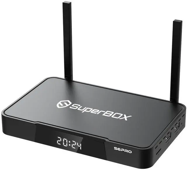 Alt view image 4 of 7 - SuperBox S6 Pro TV Box 6K Android 12, 4GB RAM 32GB Storage, WiFi 6 & Gigabit Ethernet, H.265 6K@60fps, Quad-Core, Bluetooth 5.2 - Ultimate Streaming Media Player