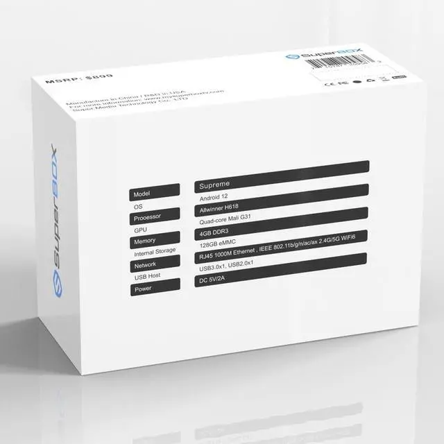 Alt view image 4 of 5 - Latest SuperBox Supreme Fully Loaded,2025 Newest Pack,4G+128G Powerful Smart Box,Time Shift, Parental Control Time,Super Powerful TV Box with Voice Remote Control,Ideal for Home