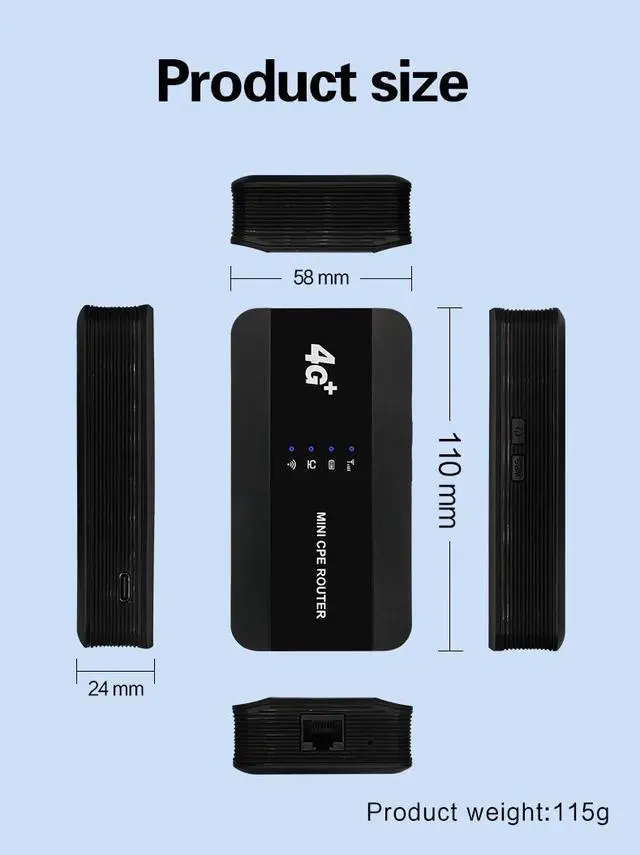 Alt view image 7 of 7 - BDI TECHNOLOGY 4G portable WIFI M10-EW