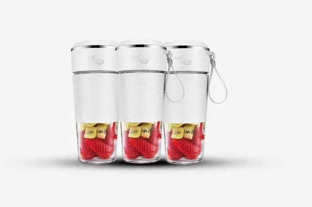 Main image of BDI TECHNOLOGY Portable Juice Blender Cup with 6 Blades Ice Crusher, USB Rechargeable, 3 Pack - Easy and Safe Cleaning, Multi-function, Food-grade Material