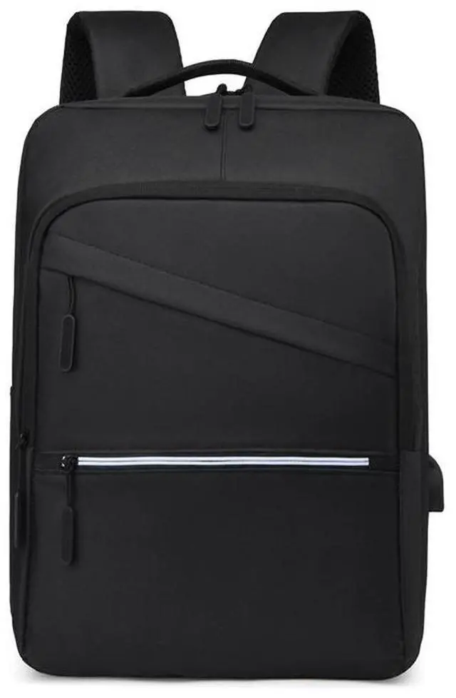 Main image of 15.6 Inch Shockproof Backpack with USB Charging Water Resistant and Multi Purpose(BLACK)