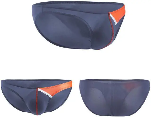 Alt view image 6 of 7 - Newsywell Men's Ice Silk Bikini Low Rise Soft Classic Breathable Briefs Underwear Purple Blue XX-Large