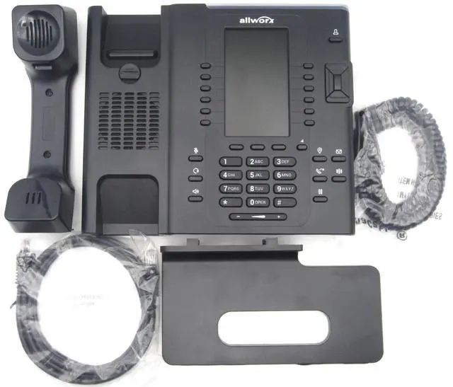 Alt view image 2 of 4 - Allworx 9312 VoIP Business Phone  12 Line, Backlit Display, Dual Ethernet, PoE Support