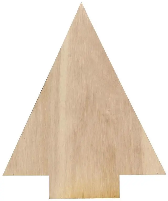 Alt view image 4 of 6 - PIONEER-EFFORT 15 Inch Christmas Tree Wooden Advent Calendar with 24 Drawers Countdown to Christmas Holiday Gifts for Adults and Kids Home Decoration Natural Color