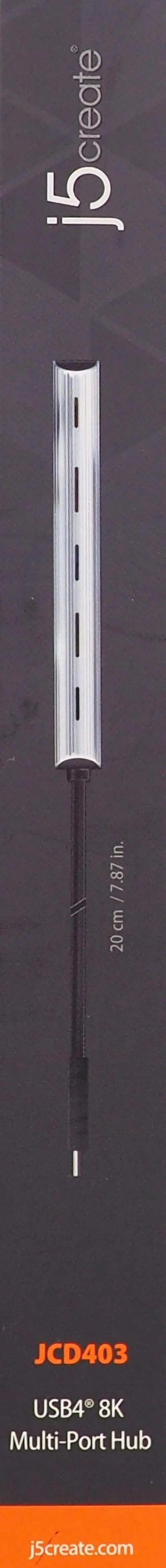 Alt view image 18 of 18 - j5create USB4 8 Multi-Port Hub  JCD403 - Space Gray/Black