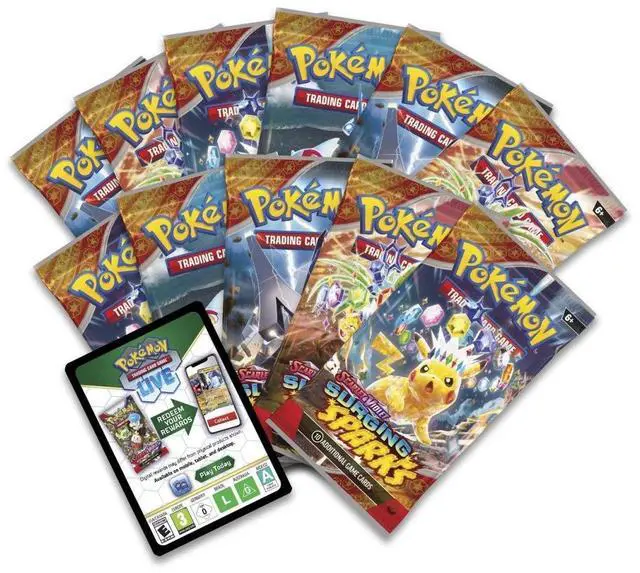 Alt view image 3 of 6 - Pokemon TCG: Scarlet & Violet - Surging Sparks Pokemon Center Elite Trainer Box (Exclusive)