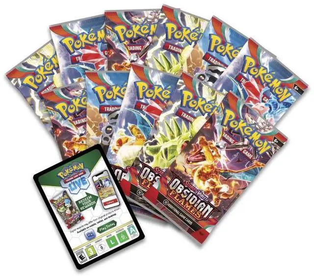 Alt view image 4 of 6 - Pokemon TCG: Obsidian Flames Pokemon Center Elite Trainer Box (Exclusive)