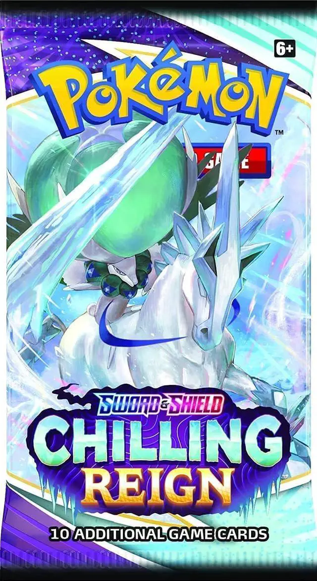 Alt view image 3 of 6 - Pokemon TCG: Sword & Shield - Chilling Reign Booster Pack - Random Artwork