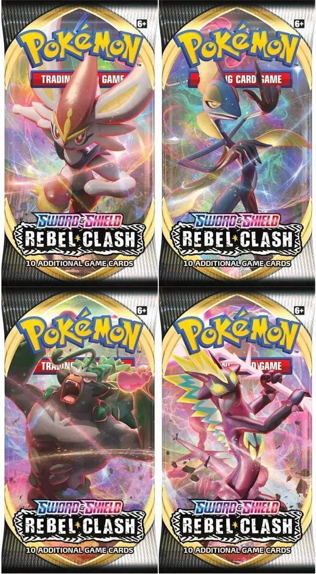 Alt view image 2 of 6 - Pokemon TCG: Sword & Shield - Rebel Clash Booster Pack - Random Artwork