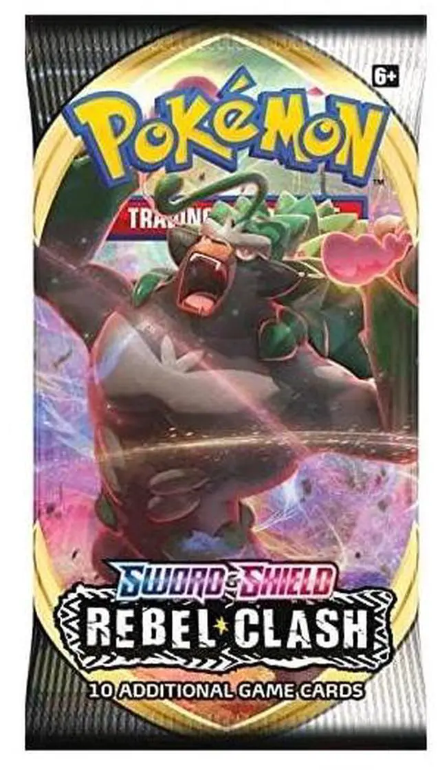 Alt view image 6 of 6 - Pokemon TCG: Sword & Shield - Rebel Clash Booster Pack - Random Artwork