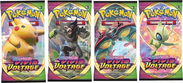 Alt view image 2 of 3 - Pokemon TCG: Sword & Shield - Vivid Voltage Booster Pack - Random Artwork