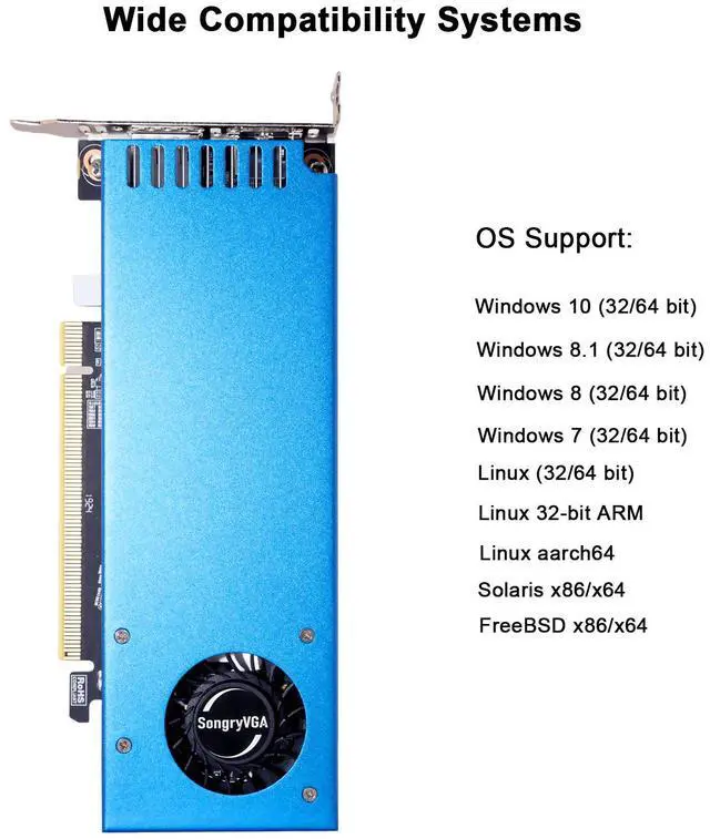 Alt view image 7 of 7 - SongryVGA GTX 1060 3GB GDDR5 Low Profile Graphics Card,PCIe 3.0 x16 192-Bit HDMI & DisplayPort Outputs Compact Design for Gaming Mini PCs & All-in-One Computers
