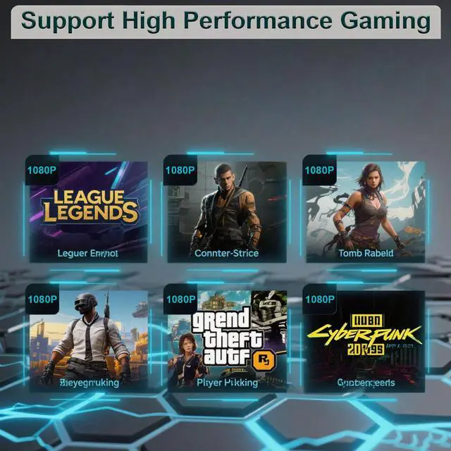 Alt view image 5 of 7 - SongryVGA RX 580 8GB GDDR5 256-Bit Gaming Graphics Card,2048SP PCIe 3.0 x16 6-Pin Power Connector 1080p Ready with HDMI/DP/DVI Output Ports