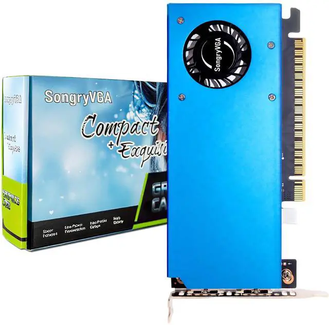 Alt view image 2 of 7 - SongryVGA GTX 1650 4GB GDDR5 Low Profile Graphics Card,128-bit PCIe 3.0,HDMI & DisplayPort,for Gaming & SFF PCs