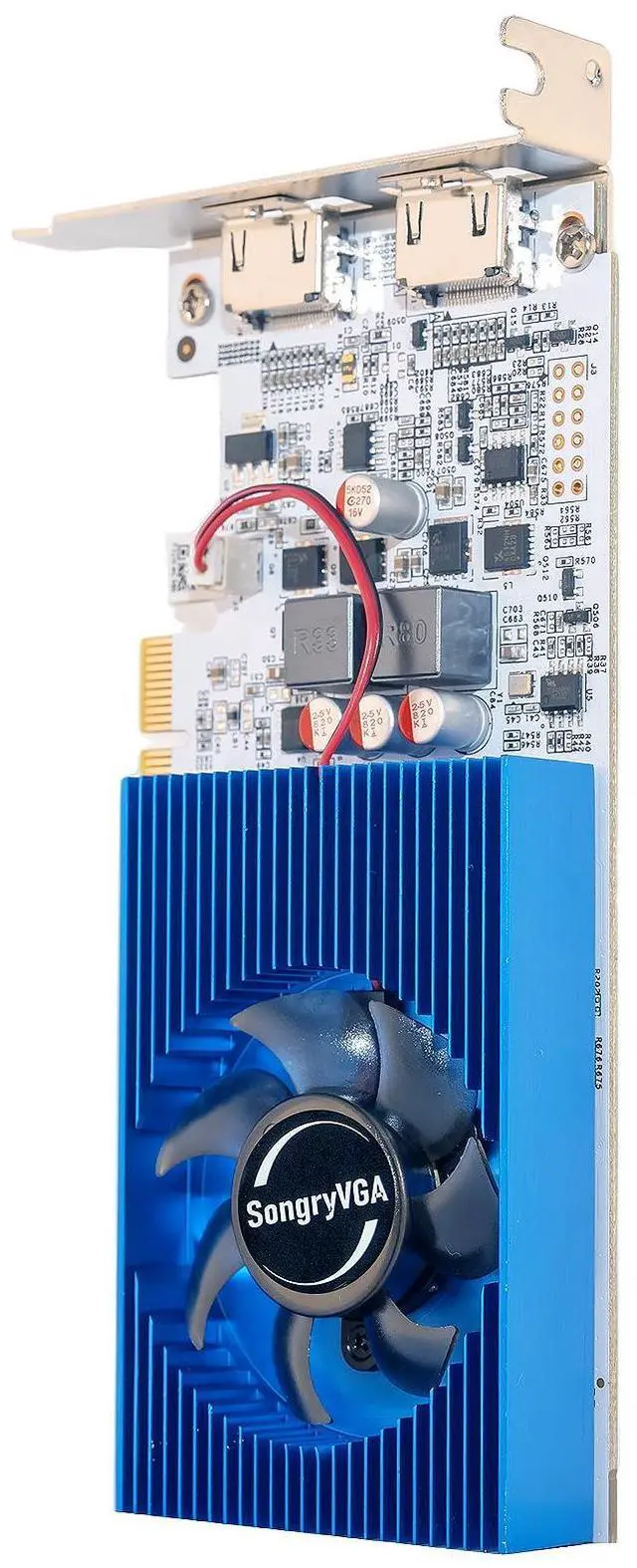Alt view image 7 of 7 - SongryVGA GT 730 4GB Low Profile Graphics Card,GDDR3 PCIe 2.0 64-bit Dual HDMI Ports for SFF And All In One PCs