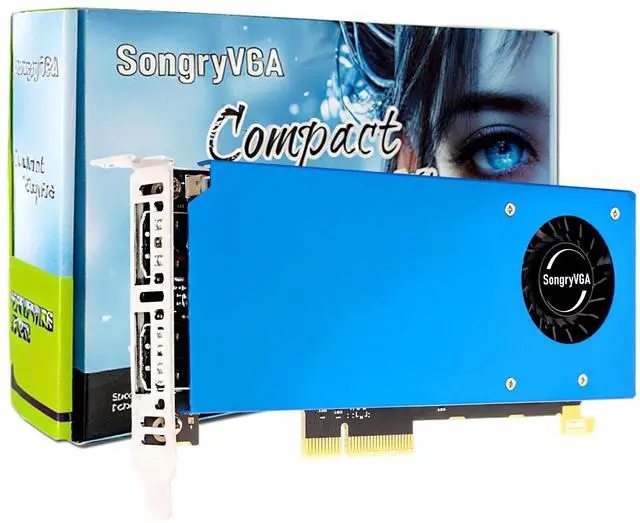 Main image of SongryVGA GT 1030 2GB GDDR5 64-Bit Low Profile Graphics Card,Dual HDMI 4K,PCIe 3.0,DirectX 12