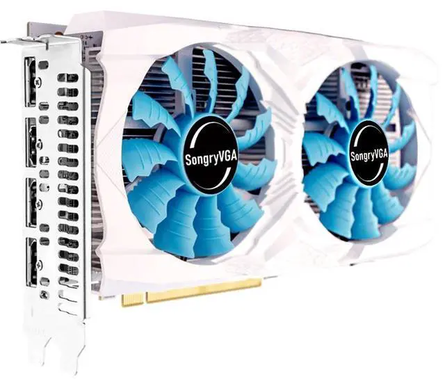 Alt view image 7 of 7 - SongryVGA GTX 1660 Super 6GB GDDR6 Gaming Graphics Card,192-bit 8Pin PCIe 3.0,4K Triple DP + HDMI,for PC Gaming & Multi-Monitor Setup