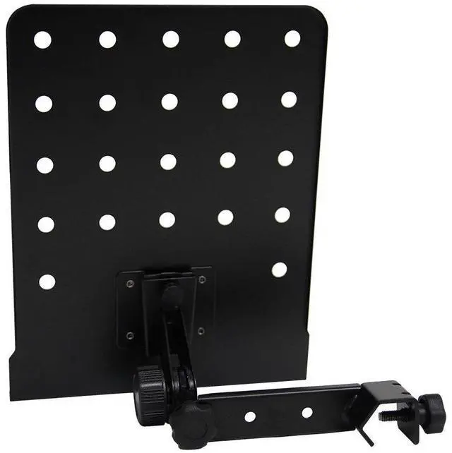Alt view image 4 of 4 - Gearlux Attachable Music Stand Arm with Plate Width of 9.4 Inches and Height of 12.4 Inches; Attaches to Microphone Stands; Holds Tablets, Phones, Sheet Music