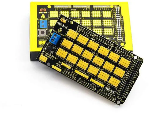 Alt view image 2 of 5 - KEYESTUDIO 48 Sensors Modules Starter Kit + MEGA Sensor Shield for Arduino