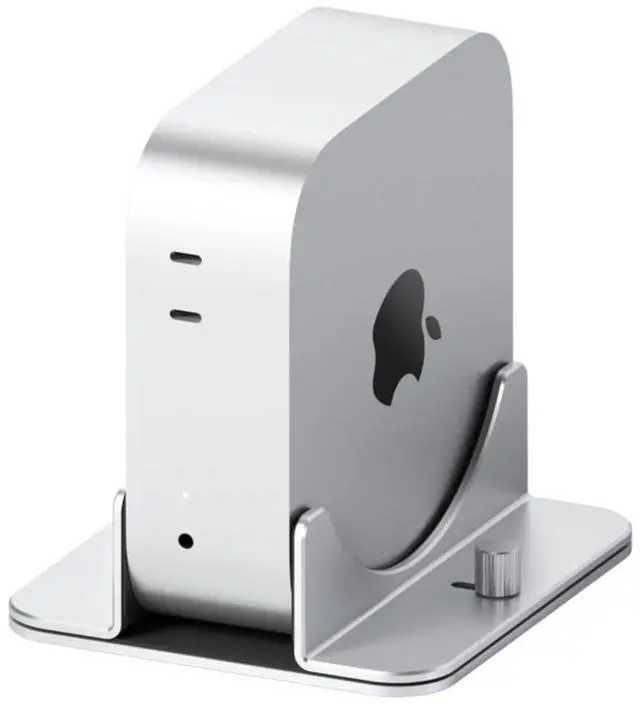 Main image of Hagibis Vertical Stand for Mac Mini M4, Aluminum Alloy Laptop Stand Anti-Slip Computer Holder Desktop Stand Compatible with M4 Chip Mac Mini Pro