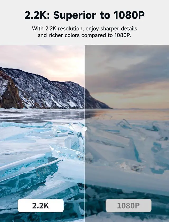 Alt view image 2 of 5 - JSAUX FlipGo Pro 13.5" 2.2K Dual Screen Portable Monitor & VESA Adapter