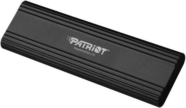 Alt view image 2 of 4 - Patriot Transporter Lite 512GB Type-C USB 3.2 Gen 2 External Portable SSD Black - Sequential Read: Up to 1000MB/s and Sequential Write: Up to 1000MB/s - External Solid State Drive - PTPL512GPECB