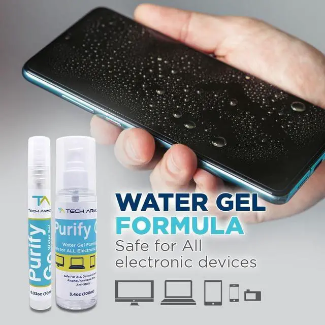 Alt view image 3 of 5 - Tech Armor Bundle Protection for Apple NEW iPad Pro 12.9-inch 2021, 2020 - Screen Cleaner Kit [3.4oz + 0.8oz] Microfiber Cloths- Best for iPhones, iPads and Ballistic Glass Screen Protector 1 Pack